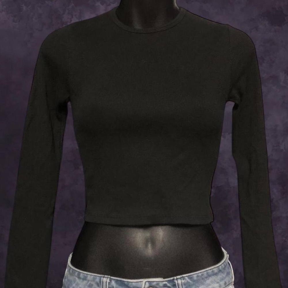 Forever 21 Black Crop Top